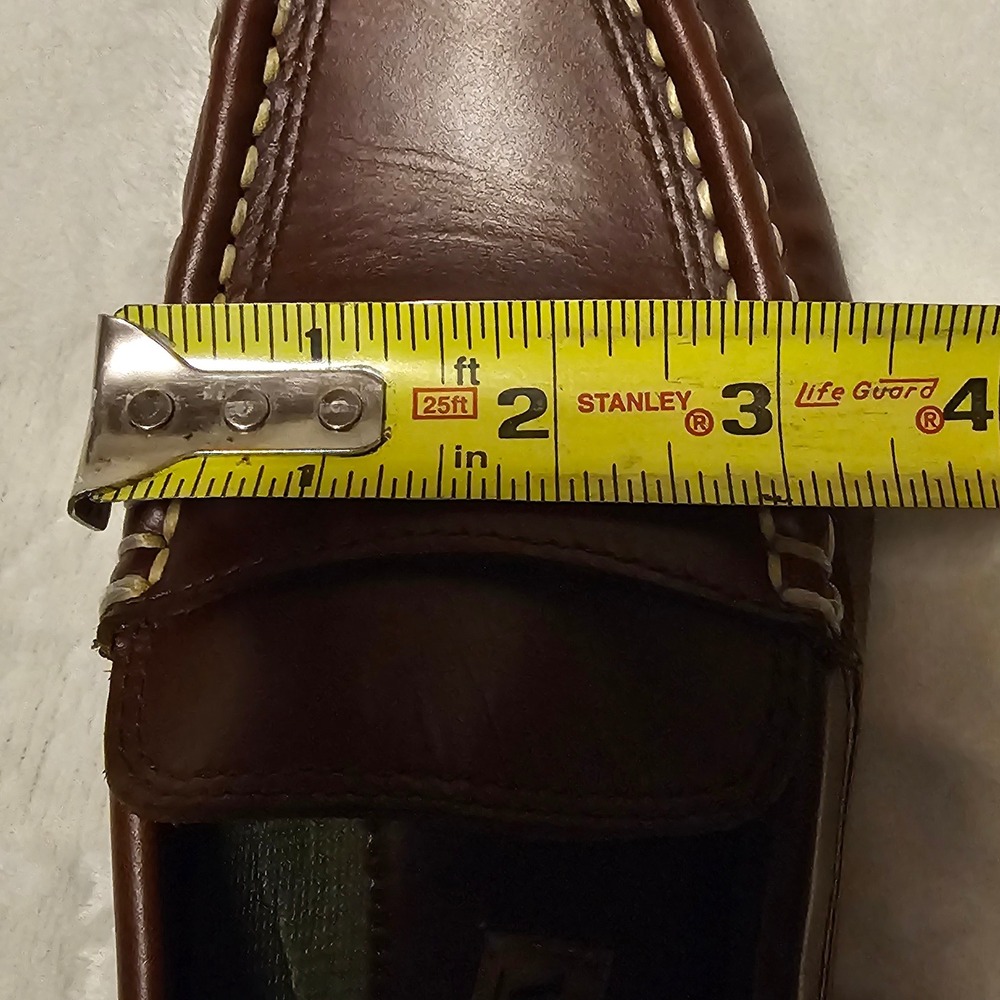 High Sierra Leather Penny Loafers Classic Slip On Shoes Brown Women's Size 8M - Picture 8 of 11
